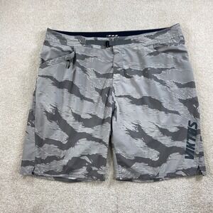 Viktos Gymswym 2 Training Shorts Mens 40 Grey Tiger Stripe‎ Camo Tactical Sport